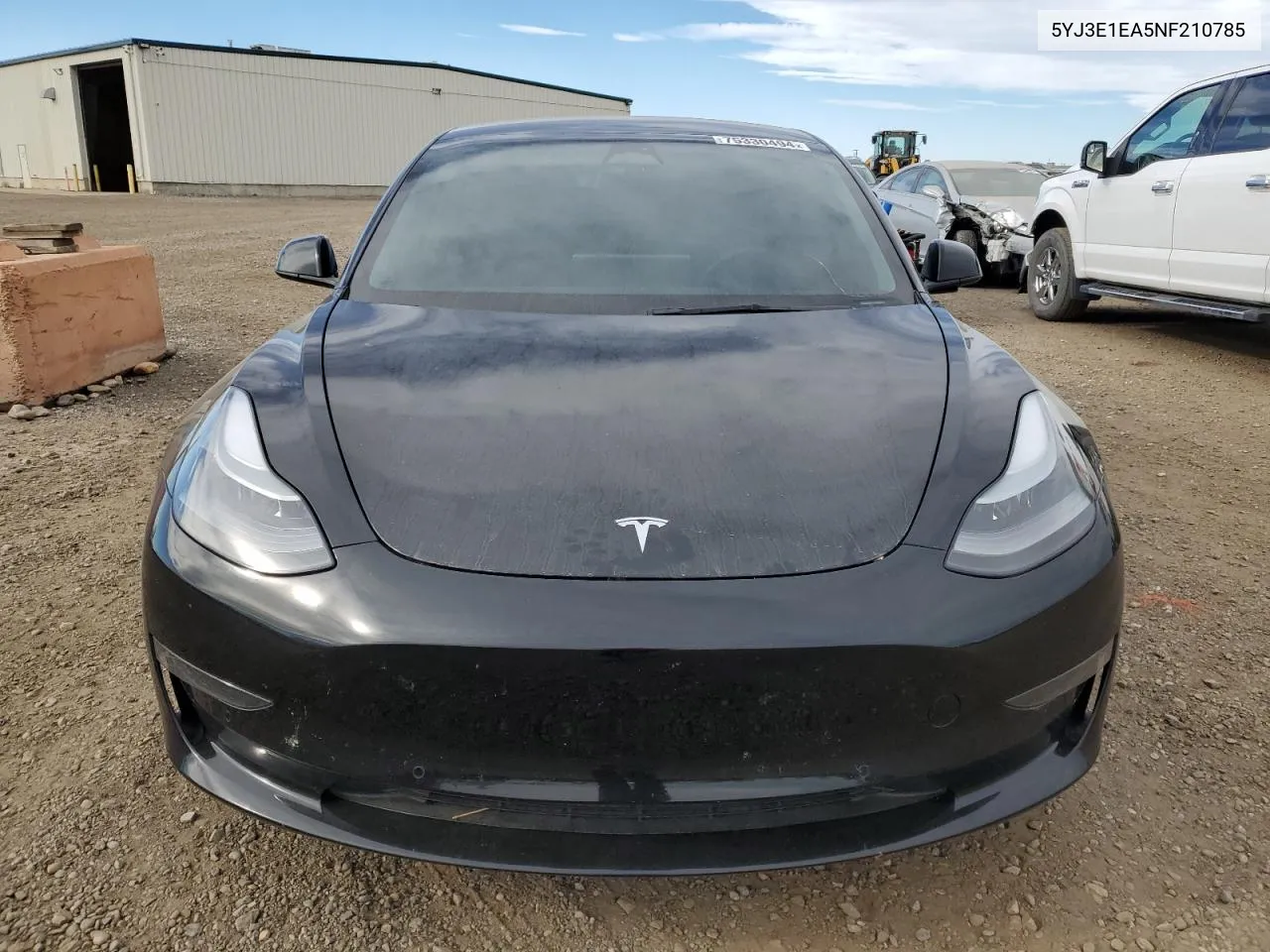 2022 Tesla Model 3 VIN: 5YJ3E1EA5NF210785 Lot: 75330494