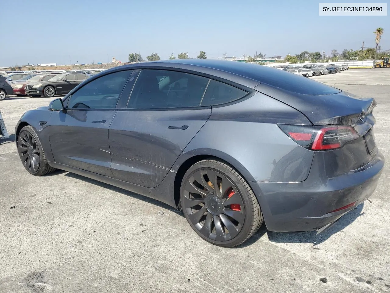 2022 Tesla Model 3 VIN: 5YJ3E1EC3NF134890 Lot: 75540514