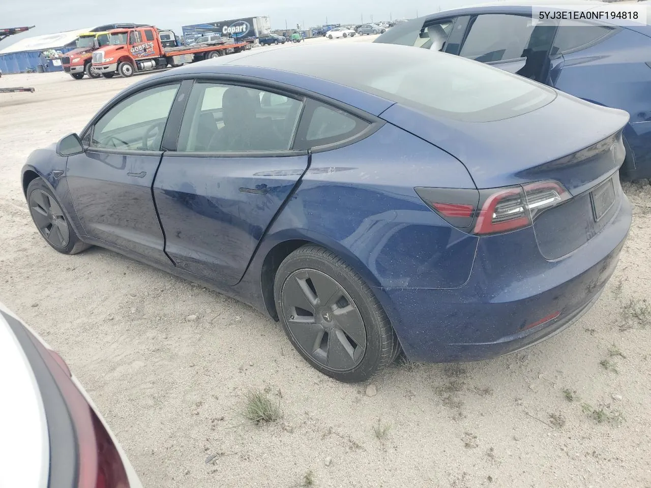 2022 Tesla Model 3 VIN: 5YJ3E1EA0NF194818 Lot: 75565294