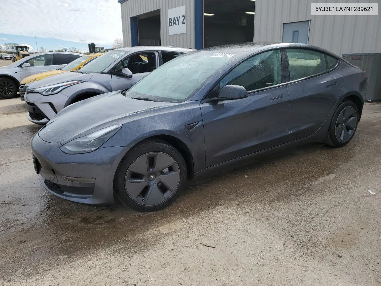 2022 Tesla Model 3 VIN: 5YJ3E1EA7NF289621 Lot: 75638284