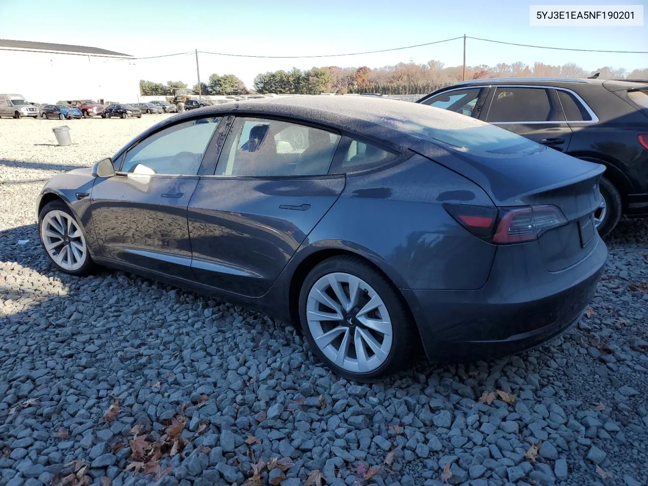 2022 Tesla Model 3 VIN: 5YJ3E1EA5NF190201 Lot: 75699574