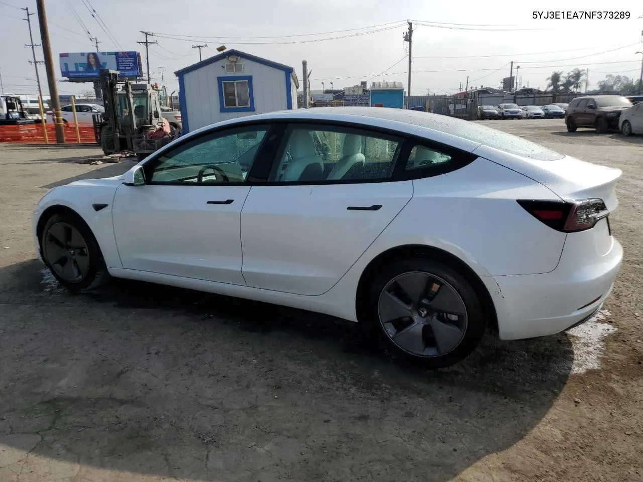 2022 Tesla Model 3 VIN: 5YJ3E1EA7NF373289 Lot: 75963824