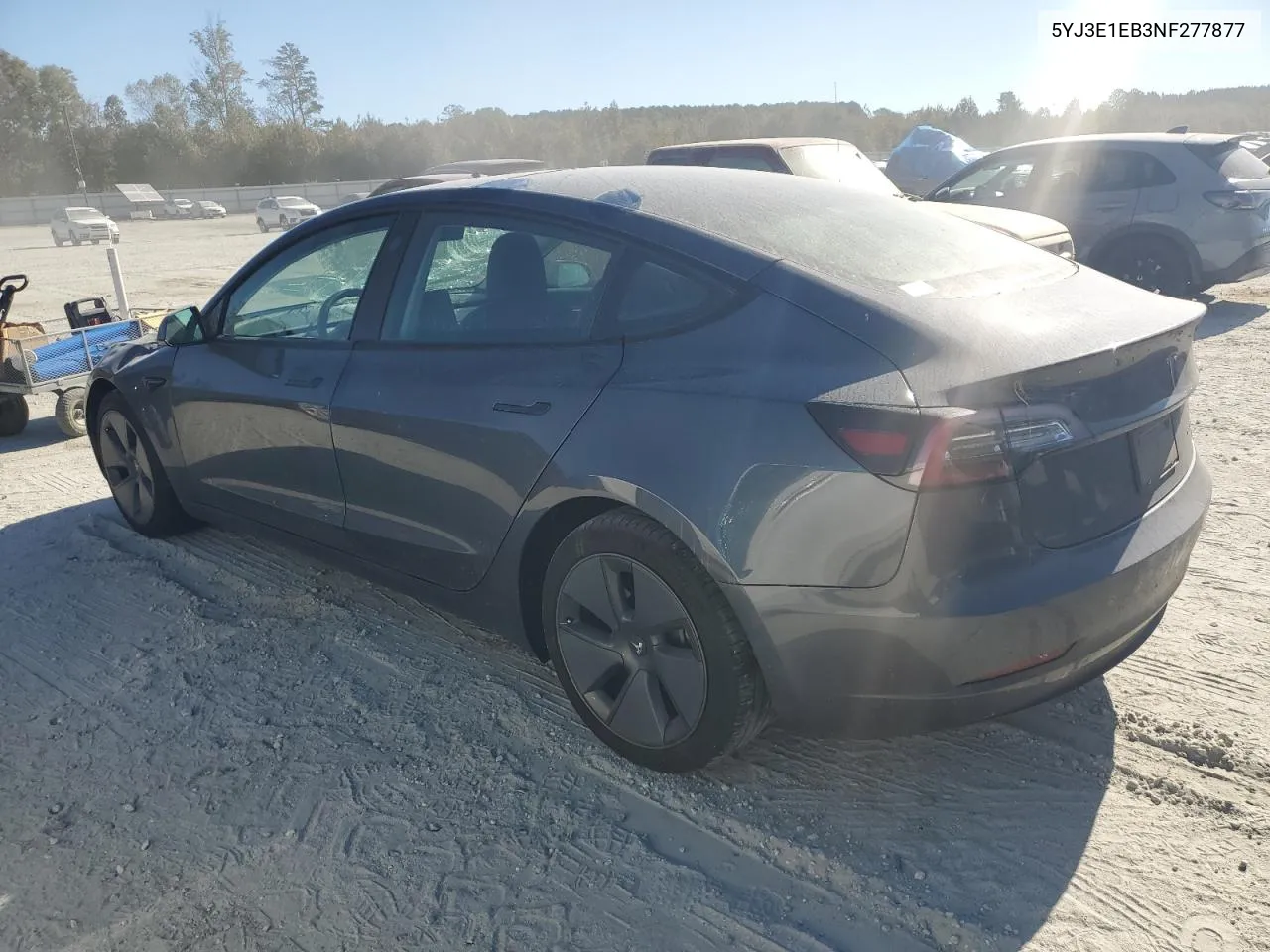 2022 Tesla Model 3 VIN: 5YJ3E1EB3NF277877 Lot: 76164364