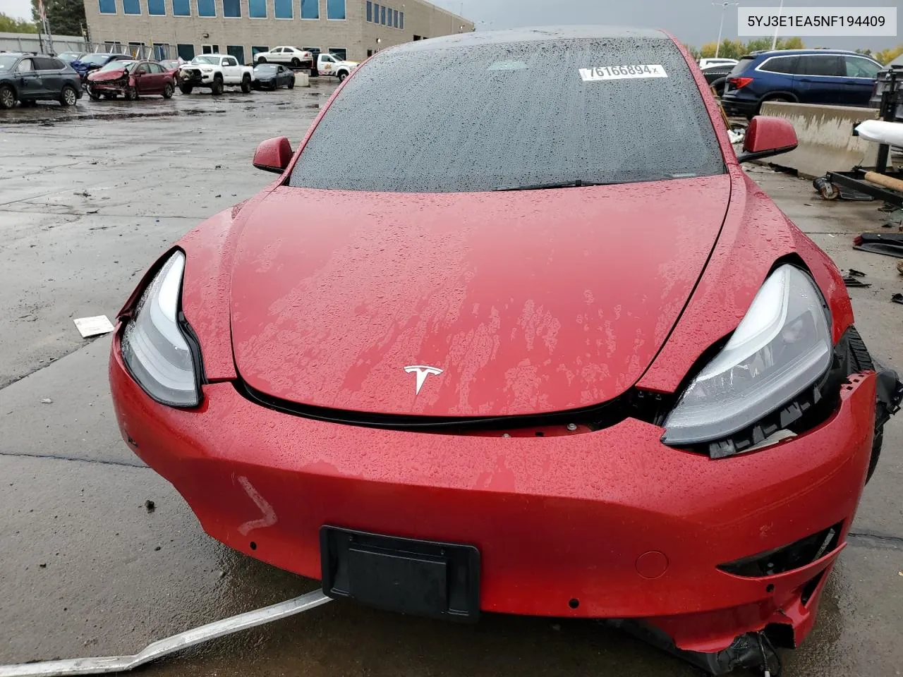 5YJ3E1EA5NF194409 2022 Tesla Model 3