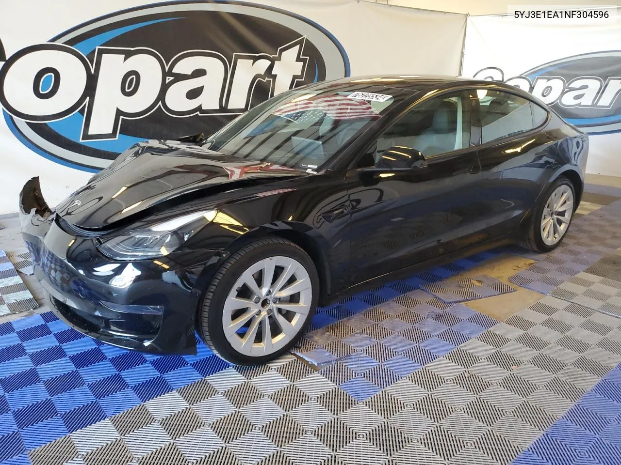 2022 Tesla Model 3 VIN: 5YJ3E1EA1NF304596 Lot: 76225534