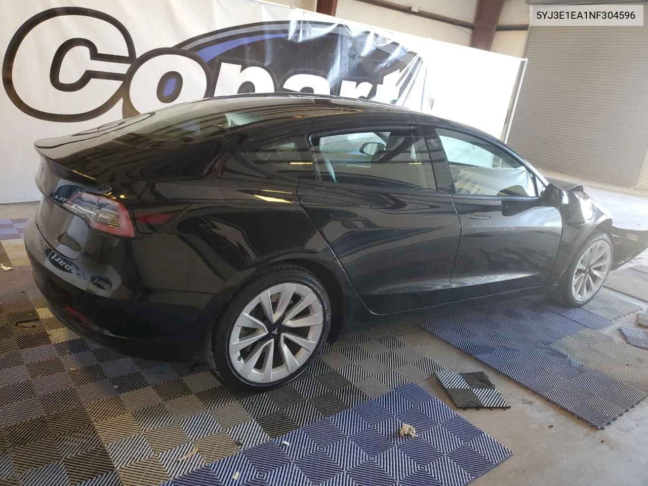 2022 Tesla Model 3 VIN: 5YJ3E1EA1NF304596 Lot: 76225534