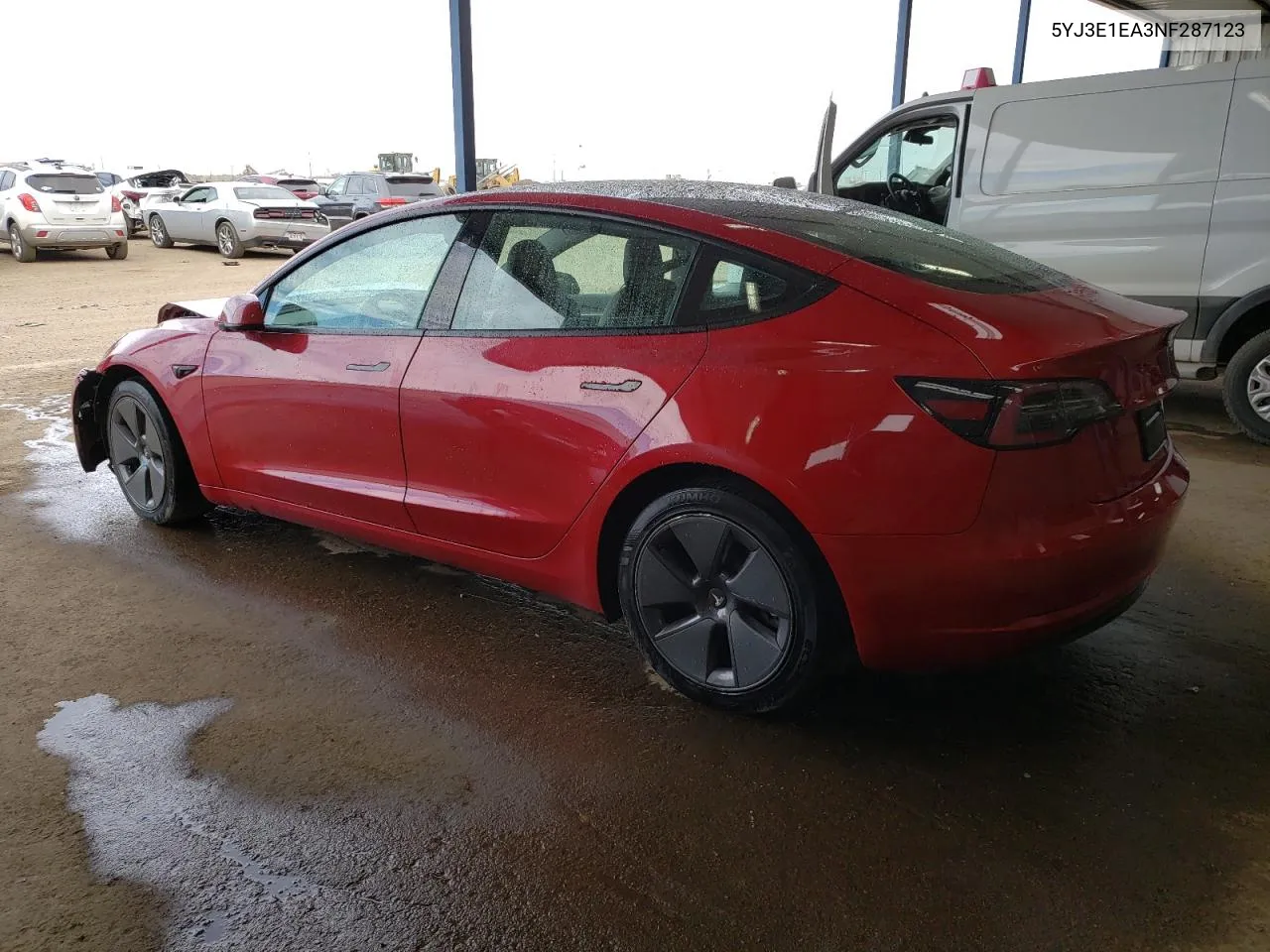 2022 Tesla Model 3 VIN: 5YJ3E1EA3NF287123 Lot: 76410414