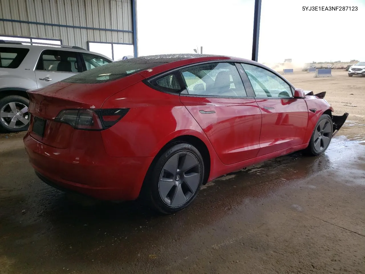 2022 Tesla Model 3 VIN: 5YJ3E1EA3NF287123 Lot: 76410414