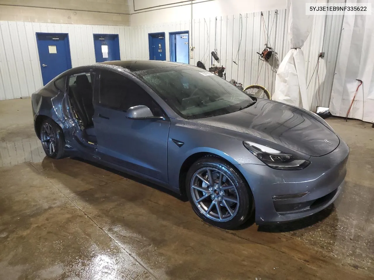 2022 Tesla Model 3 VIN: 5YJ3E1EB9NF335622 Lot: 76479354