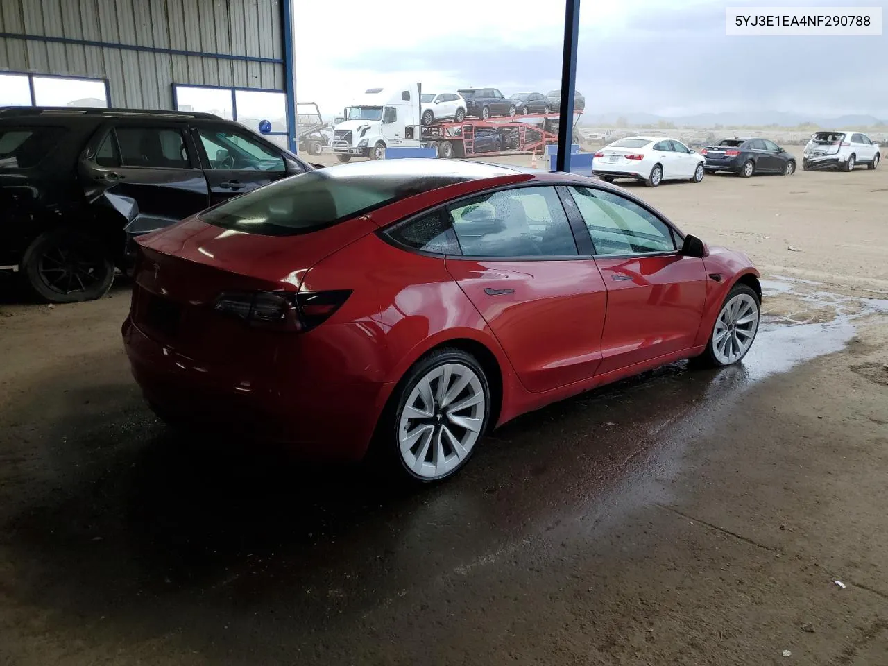 2022 Tesla Model 3 VIN: 5YJ3E1EA4NF290788 Lot: 76725954