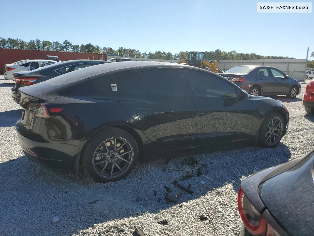 2022 Tesla Model 3 VIN: 5YJ3E1EAXNF305536 Lot: 76774504