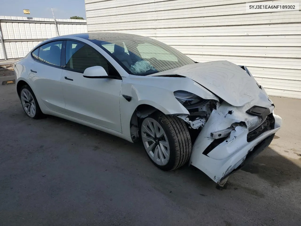 2022 Tesla Model 3 VIN: 5YJ3E1EA6NF189302 Lot: 76803644