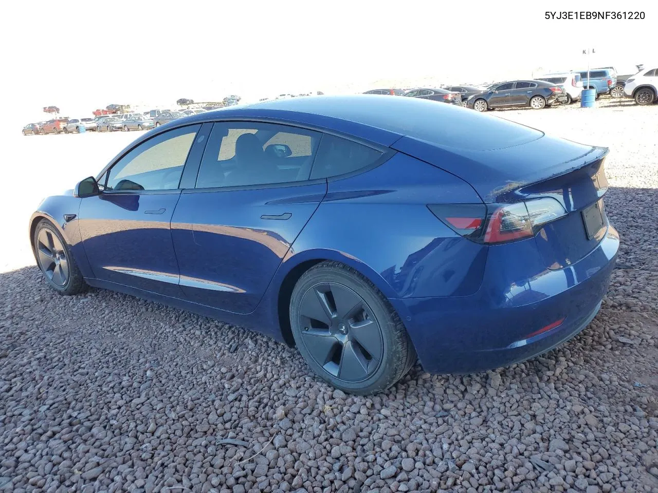 2022 Tesla Model 3 VIN: 5YJ3E1EB9NF361220 Lot: 76845774