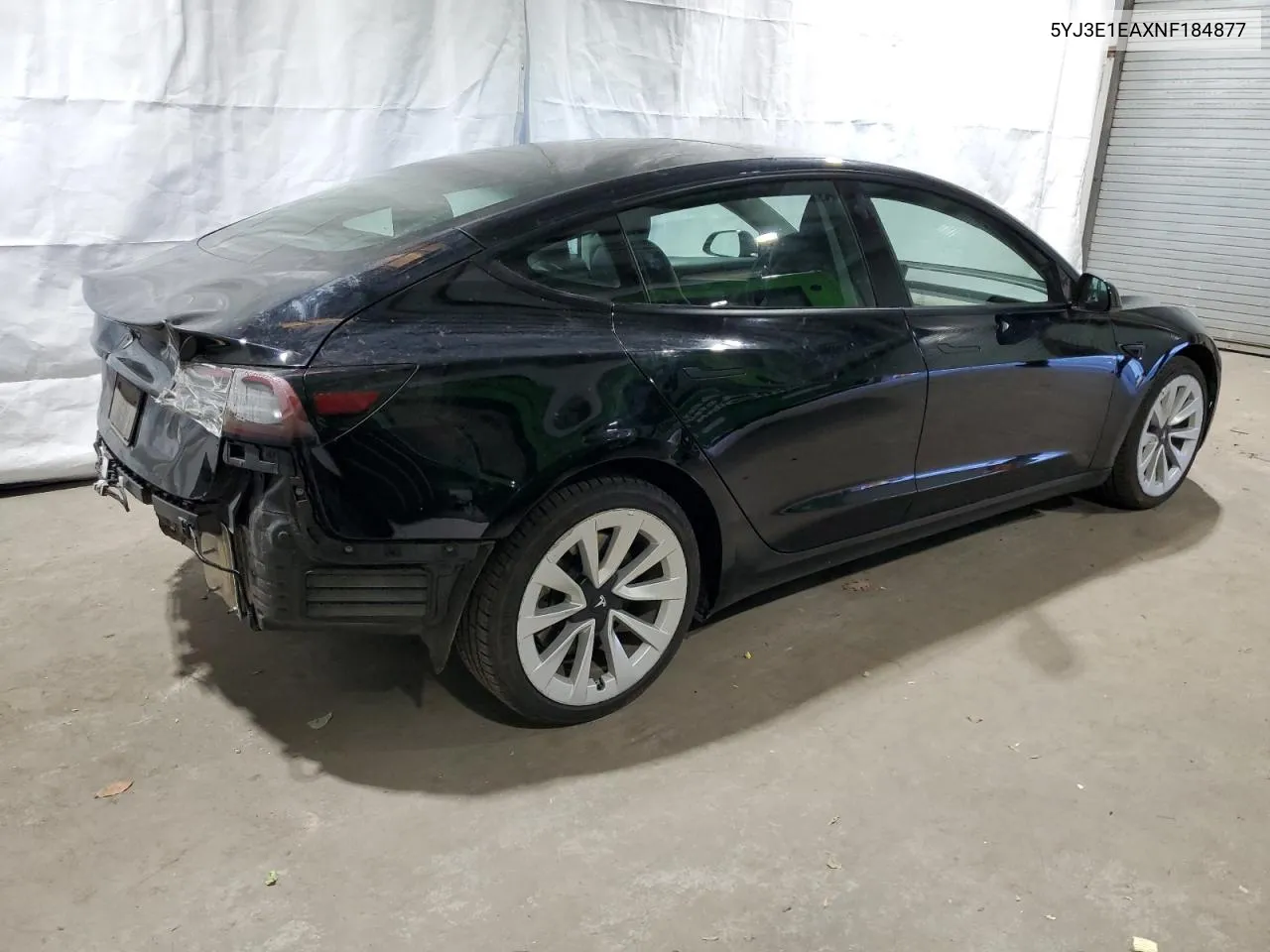 2022 Tesla Model 3 VIN: 5YJ3E1EAXNF184877 Lot: 76873844