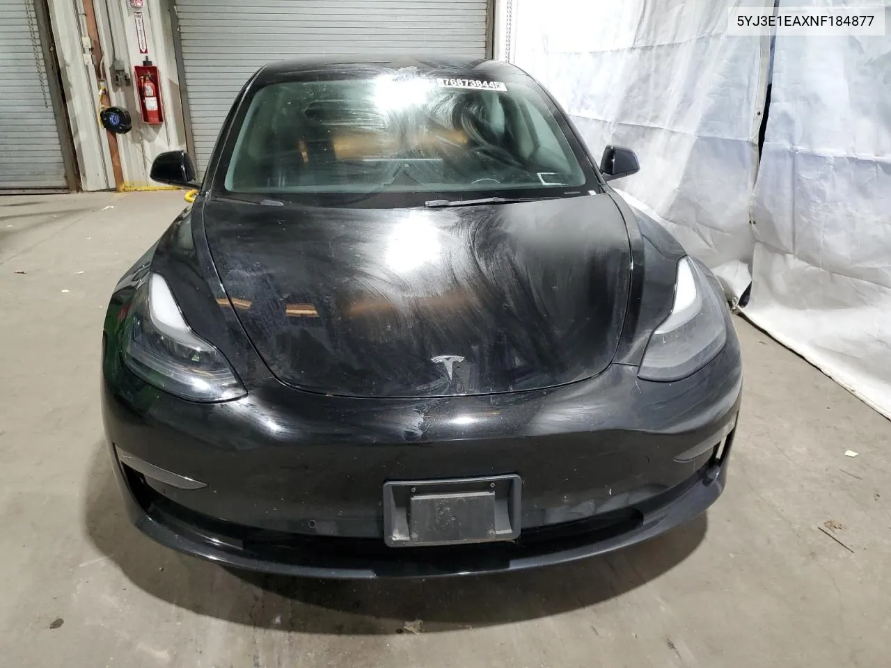 2022 Tesla Model 3 VIN: 5YJ3E1EAXNF184877 Lot: 76873844