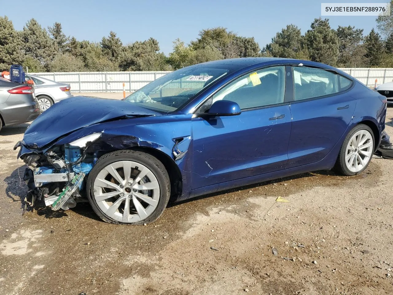 5YJ3E1EB5NF288976 2022 Tesla Model 3