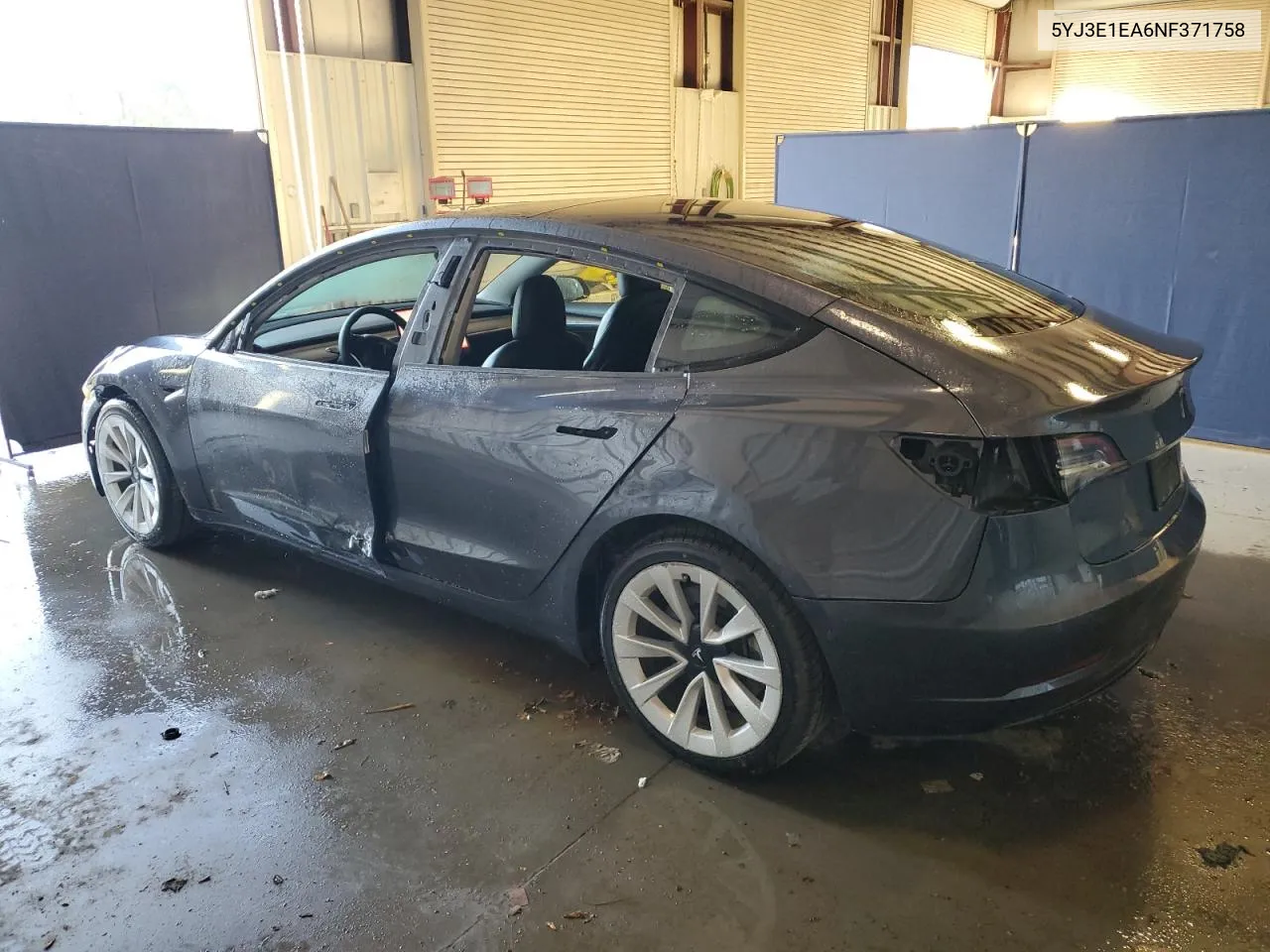 2022 Tesla Model 3 VIN: 5YJ3E1EA6NF371758 Lot: 76899084