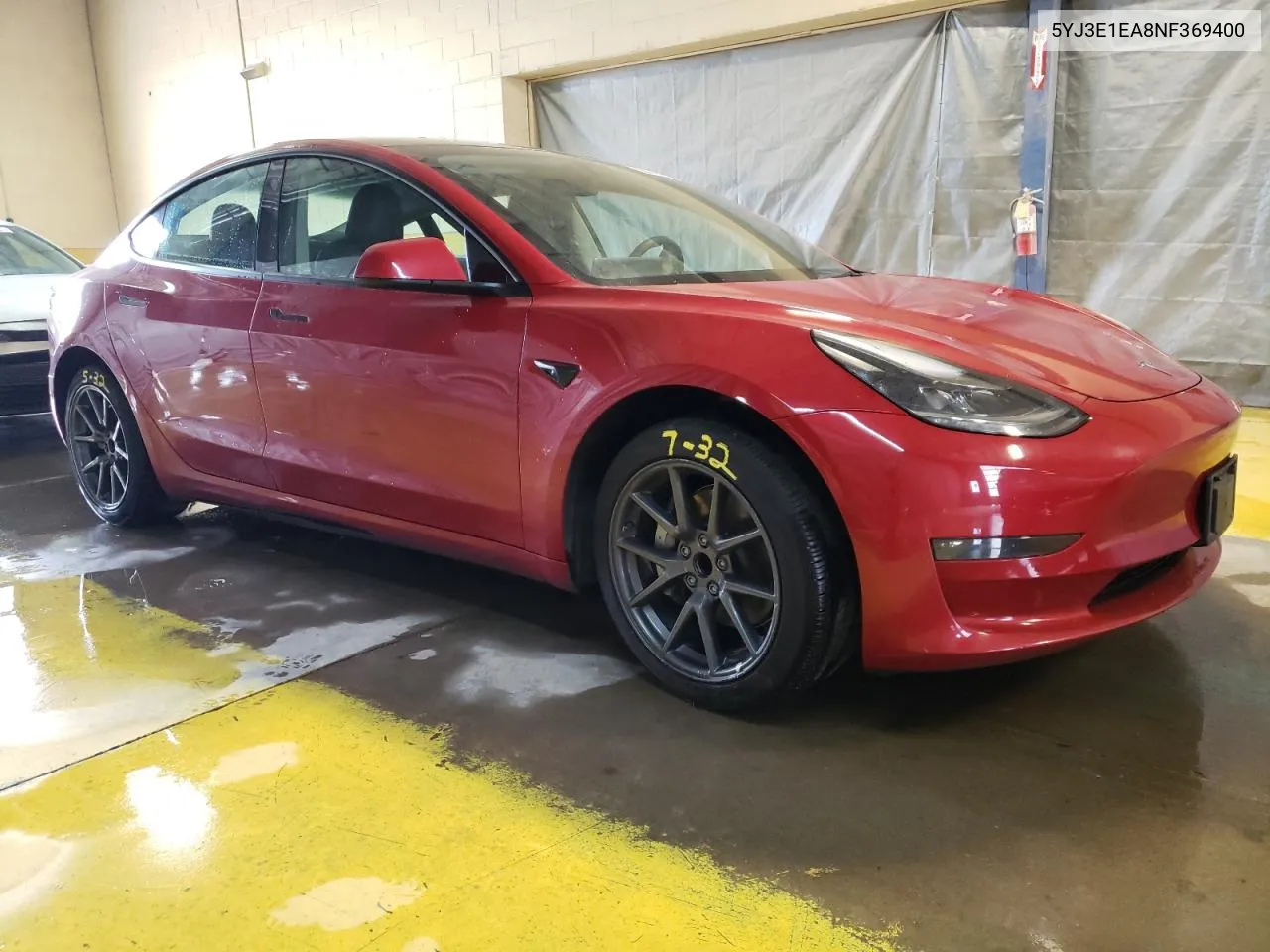 2022 Tesla Model 3 VIN: 5YJ3E1EA8NF369400 Lot: 77021564