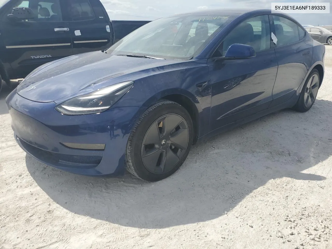 2022 Tesla Model 3 VIN: 5YJ3E1EA6NF189333 Lot: 77034254