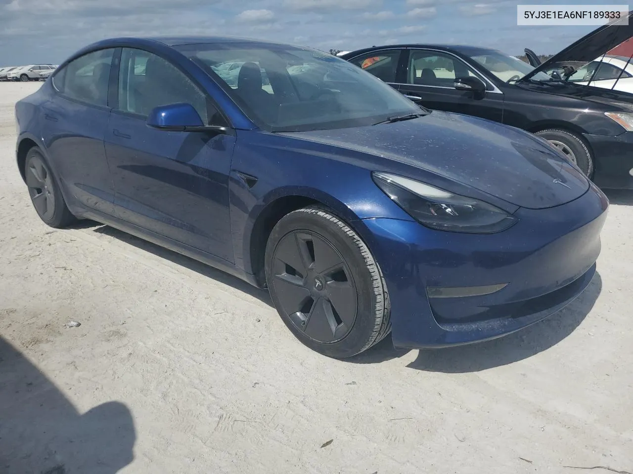 2022 Tesla Model 3 VIN: 5YJ3E1EA6NF189333 Lot: 77034254