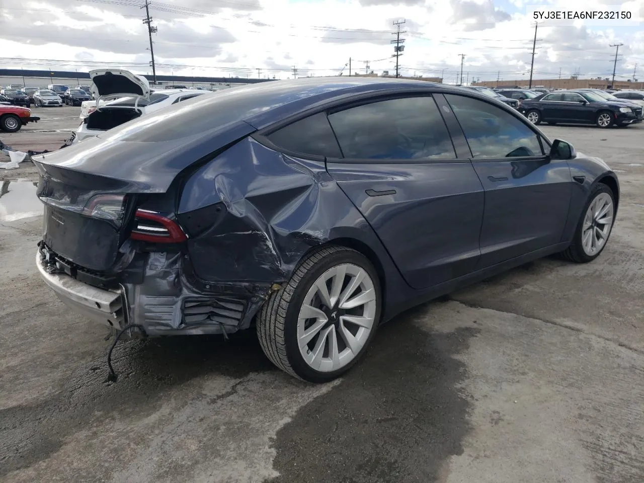 2022 Tesla Model 3 VIN: 5YJ3E1EA6NF232150 Lot: 77377264