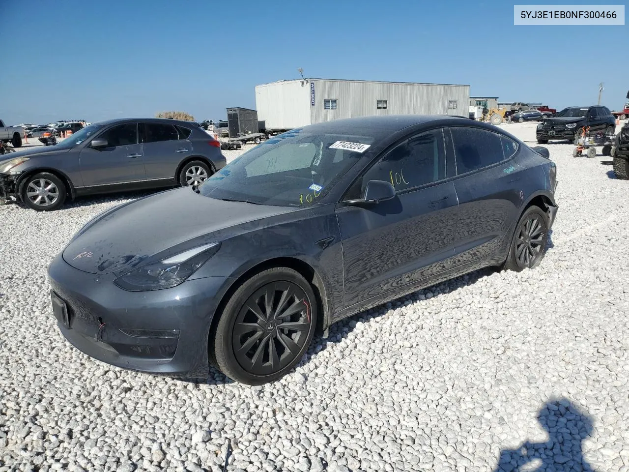 2022 Tesla Model 3 VIN: 5YJ3E1EB0NF300466 Lot: 77423224