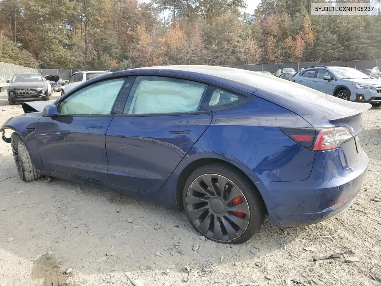 2022 Tesla Model 3 VIN: 5YJ3E1ECXNF108237 Lot: 77718334