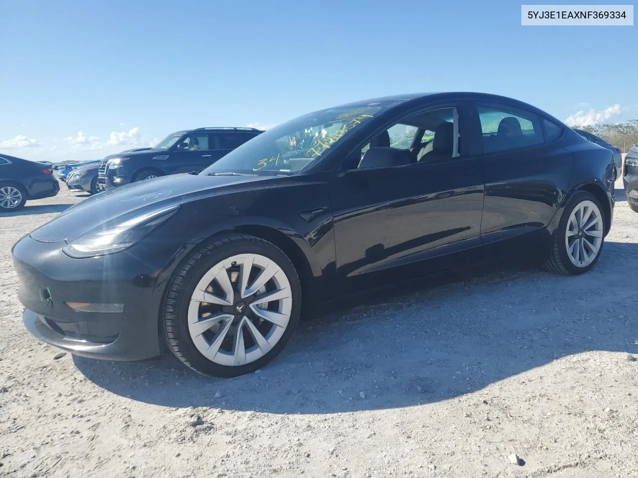 2022 Tesla Model 3 VIN: 5YJ3E1EAXNF369334 Lot: 77818674