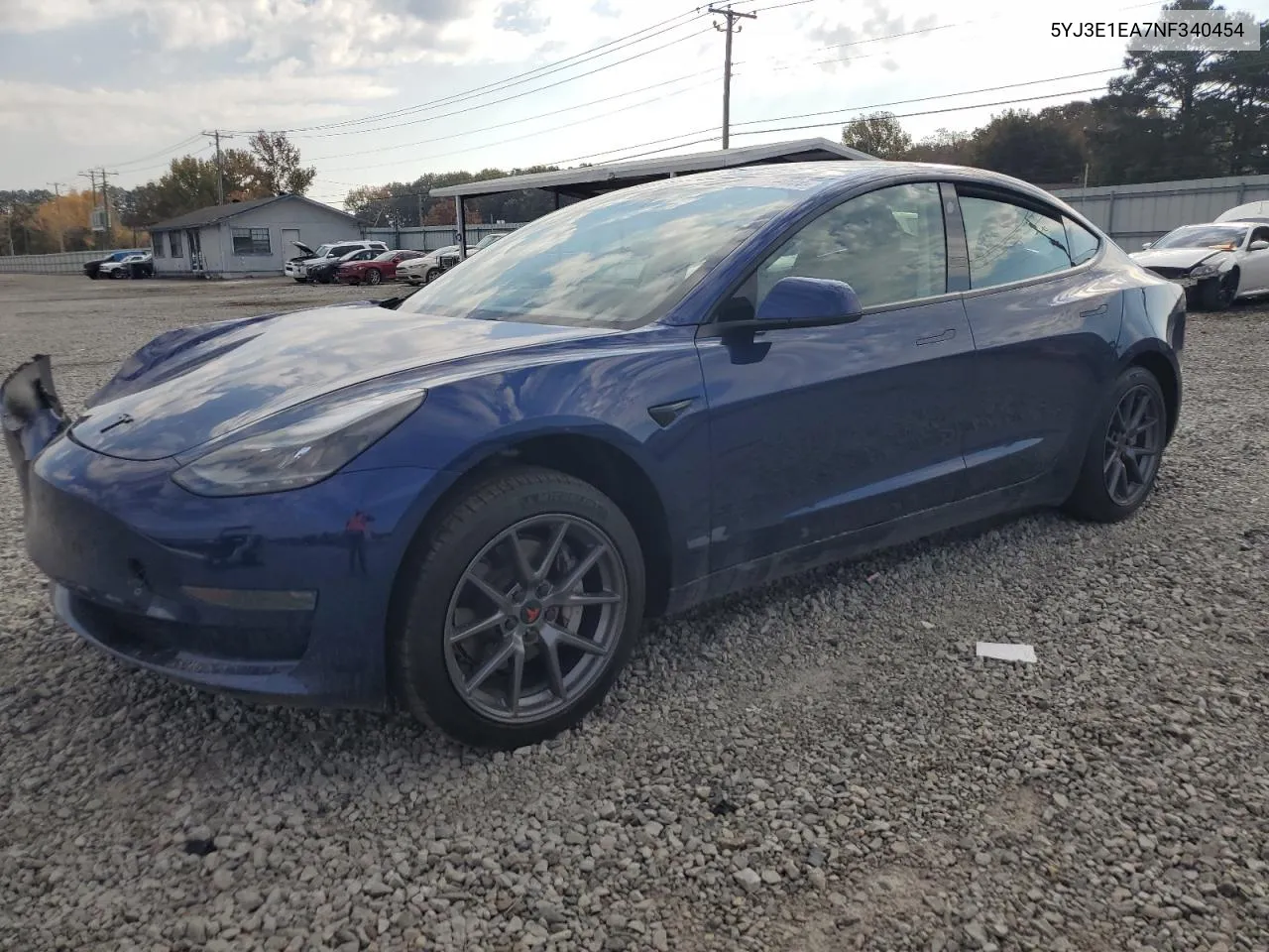 2022 Tesla Model 3 VIN: 5YJ3E1EA7NF340454 Lot: 77959444