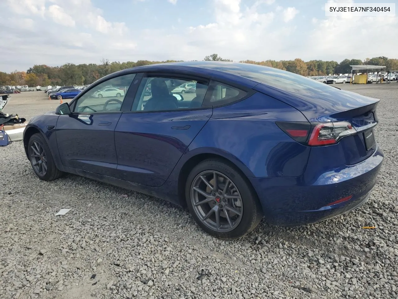 2022 Tesla Model 3 VIN: 5YJ3E1EA7NF340454 Lot: 77959444