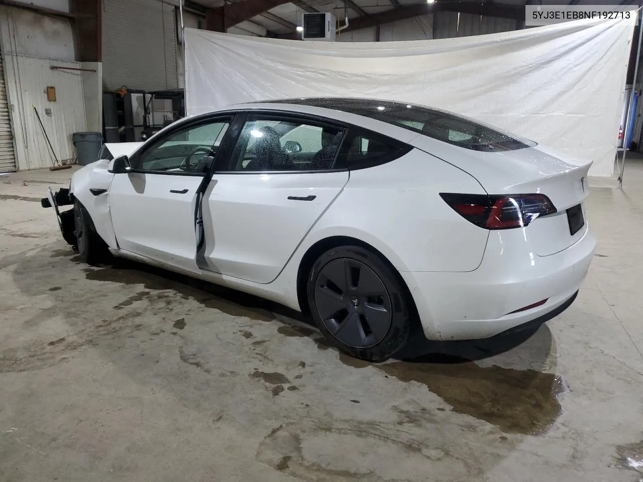 2022 Tesla Model 3 VIN: 5YJ3E1EB8NF192713 Lot: 77983774