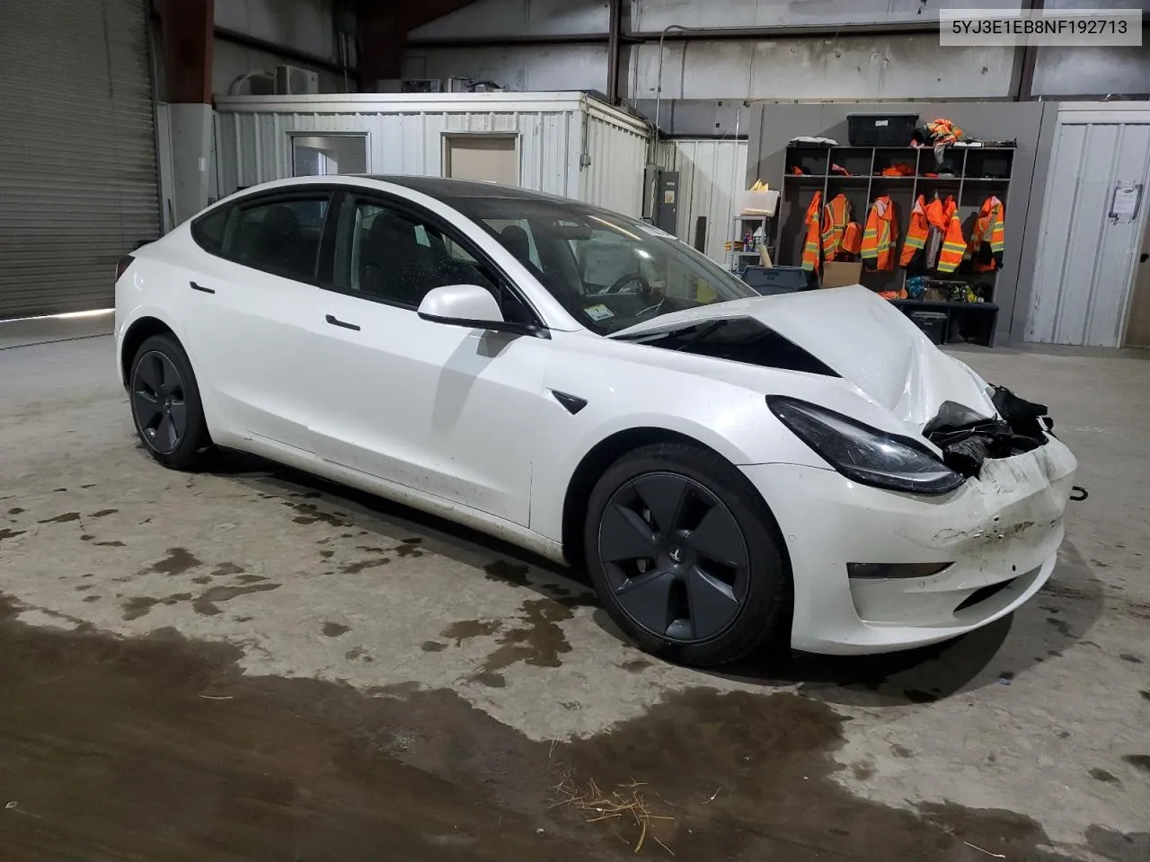 2022 Tesla Model 3 VIN: 5YJ3E1EB8NF192713 Lot: 77983774