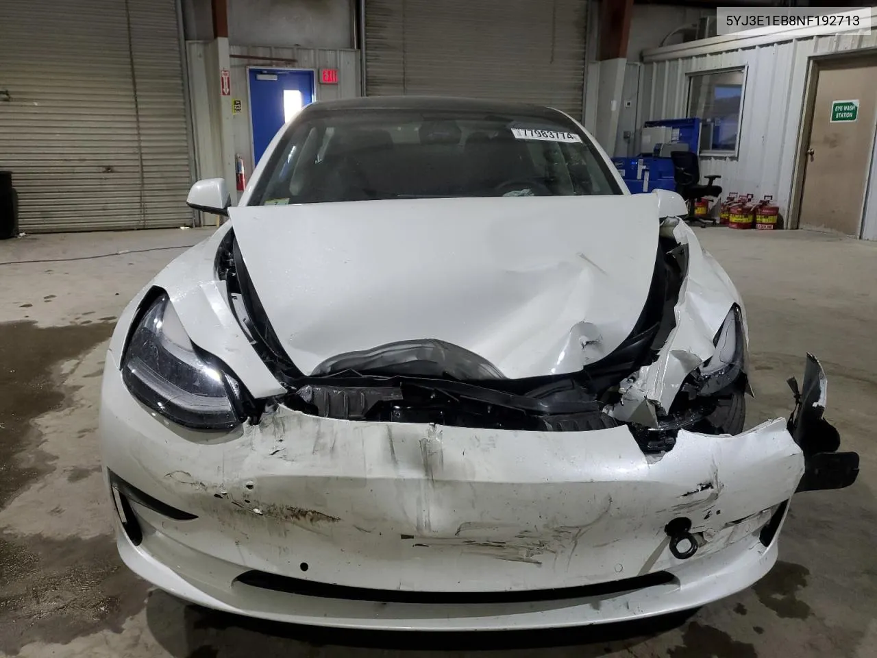 2022 Tesla Model 3 VIN: 5YJ3E1EB8NF192713 Lot: 77983774