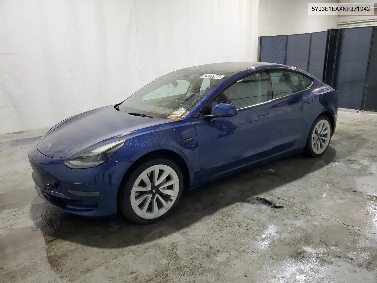 5YJ3E1EAXNF371942 2022 Tesla Model 3