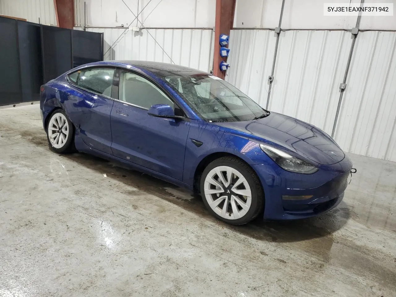 5YJ3E1EAXNF371942 2022 Tesla Model 3