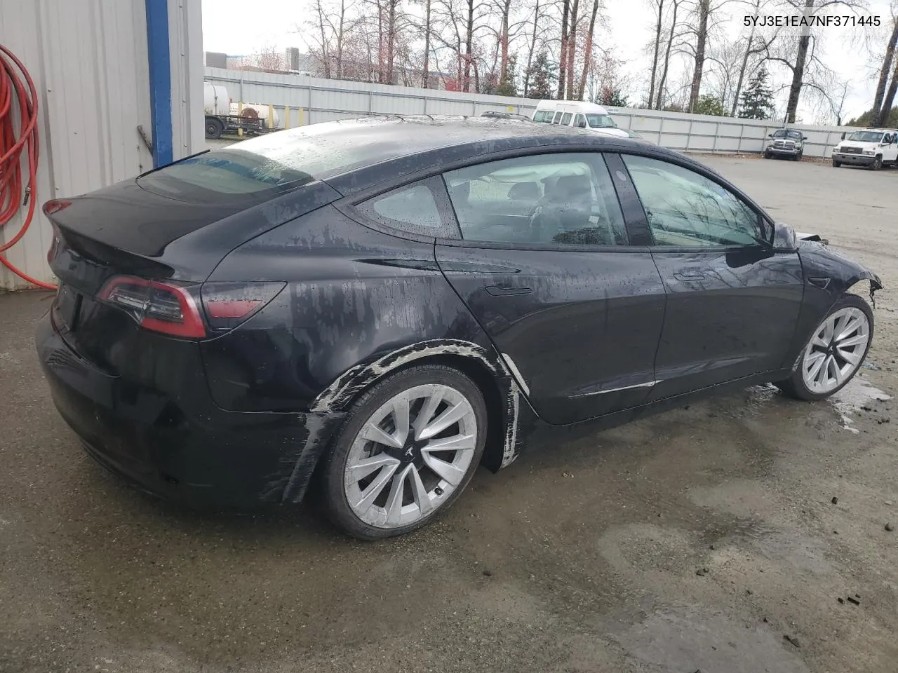 2022 Tesla Model 3 VIN: 5YJ3E1EA7NF371445 Lot: 78330154