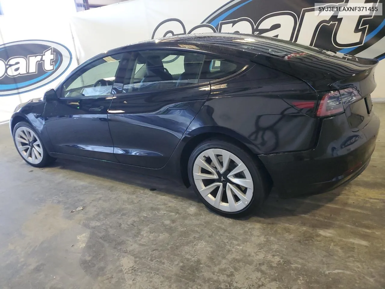 2022 Tesla Model 3 VIN: 5YJ3E1EAXNF371455 Lot: 78347444