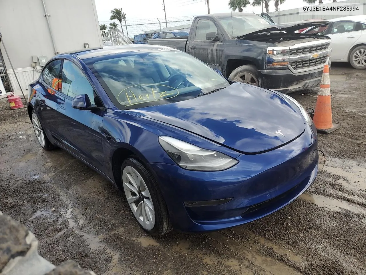 2022 Tesla Model 3 VIN: 5YJ3E1EA4NF285994 Lot: 78883384