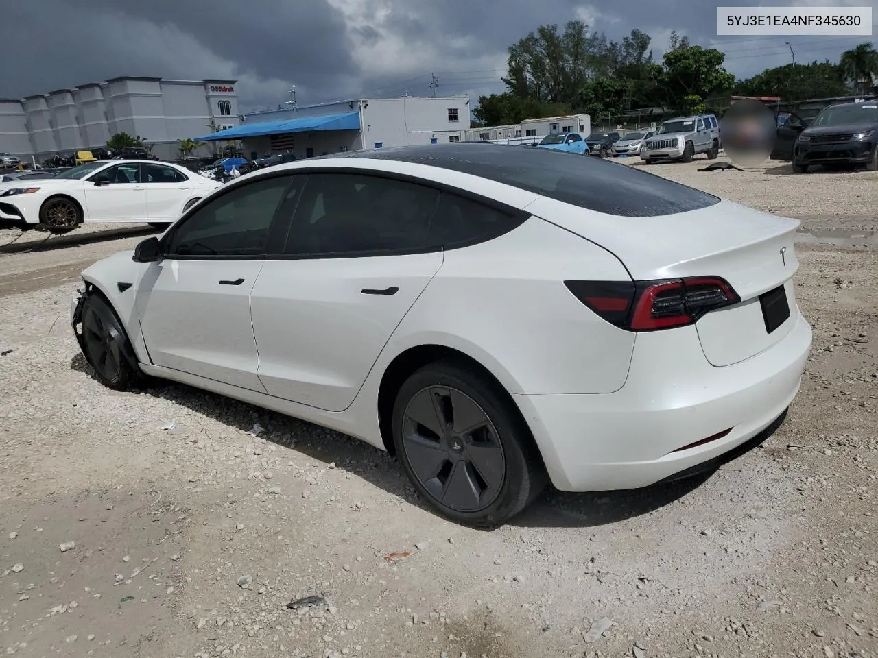 2022 Tesla Model 3 VIN: 5YJ3E1EA4NF345630 Lot: 79006844