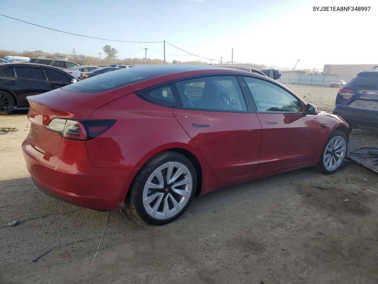 2022 Tesla Model 3 VIN: 5YJ3E1EA8NF348997 Lot: 79103784