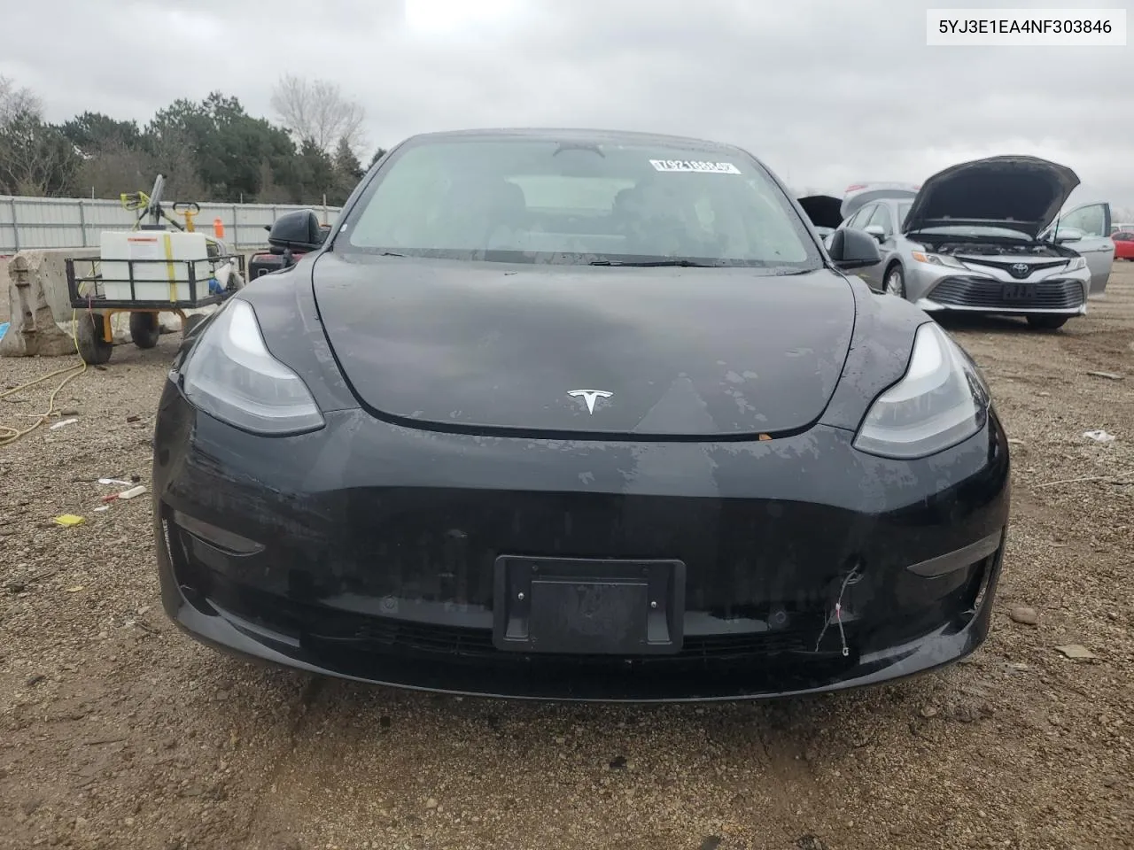 2022 Tesla Model 3 VIN: 5YJ3E1EA4NF303846 Lot: 79218884