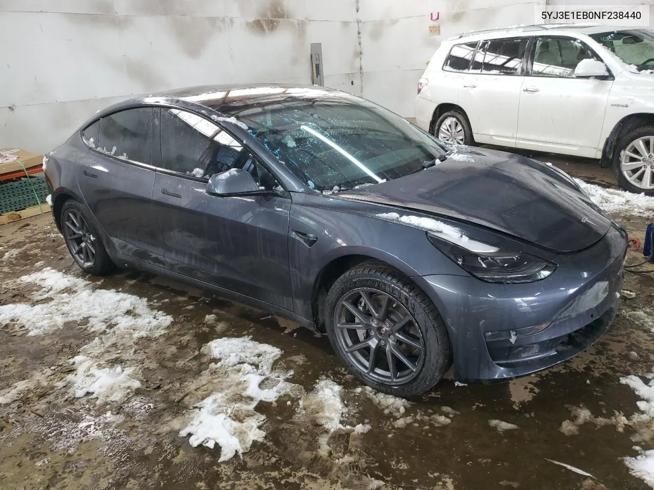 2022 Tesla Model 3 VIN: 5YJ3E1EB0NF238440 Lot: 79227714