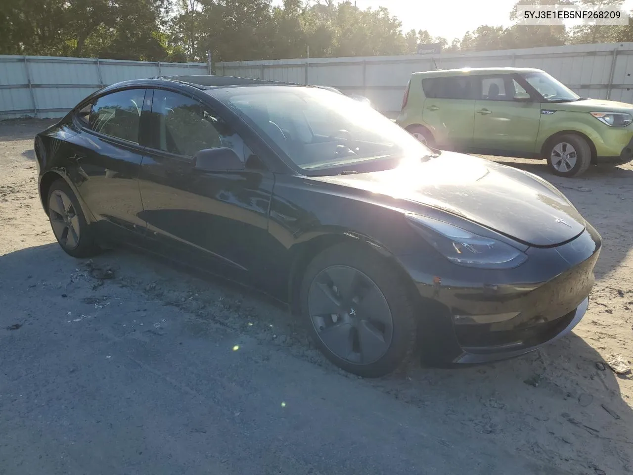 2022 Tesla Model 3 VIN: 5YJ3E1EB5NF268209 Lot: 79469694