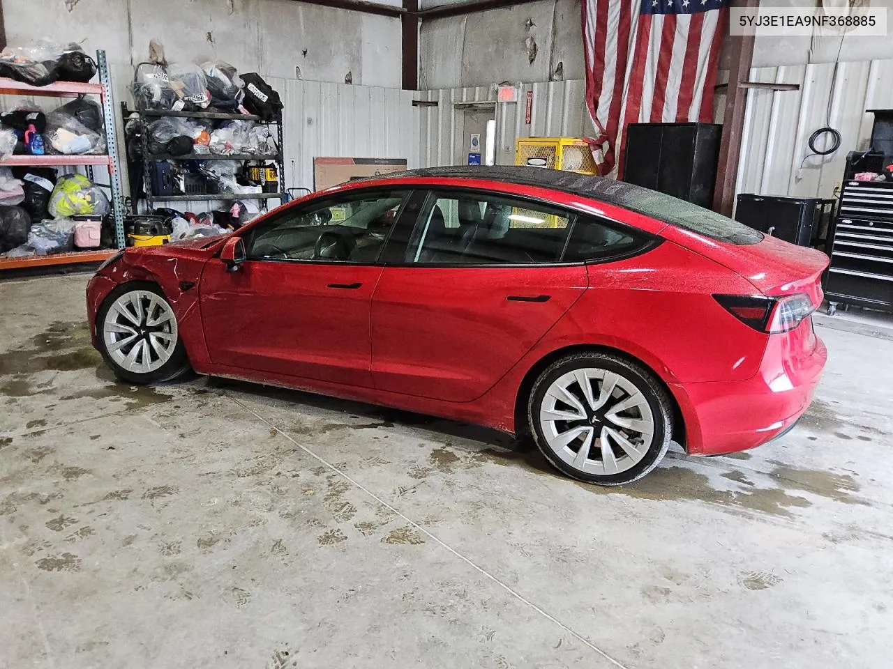 2022 Tesla Model 3 VIN: 5YJ3E1EA9NF368885 Lot: 79579174