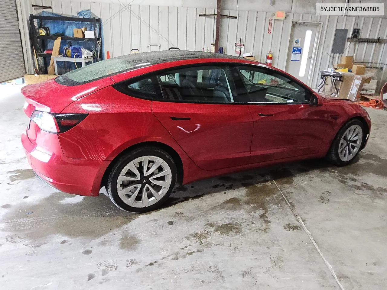 2022 Tesla Model 3 VIN: 5YJ3E1EA9NF368885 Lot: 79579174