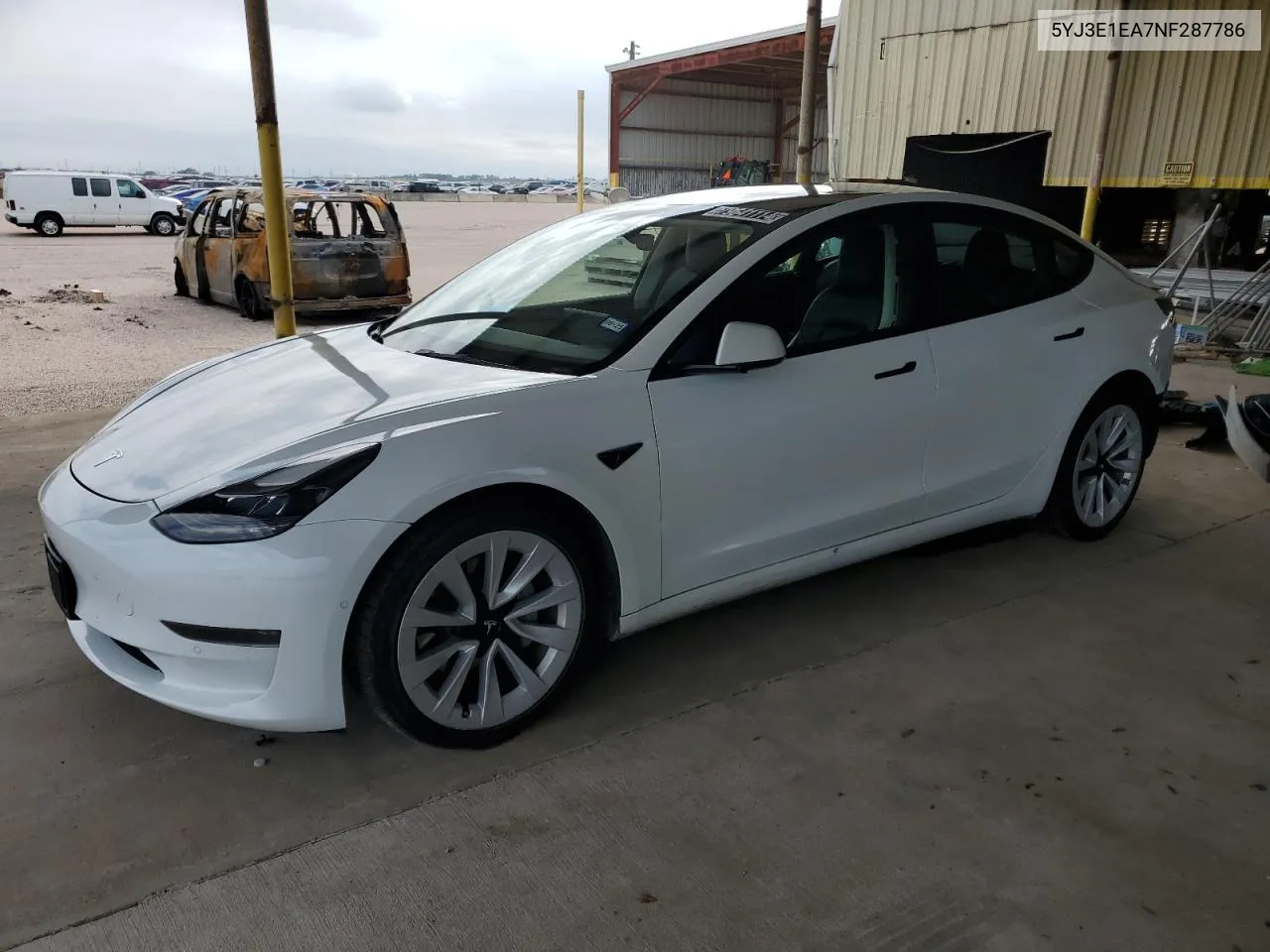 2022 Tesla Model 3 VIN: 5YJ3E1EA7NF287786 Lot: 79641114