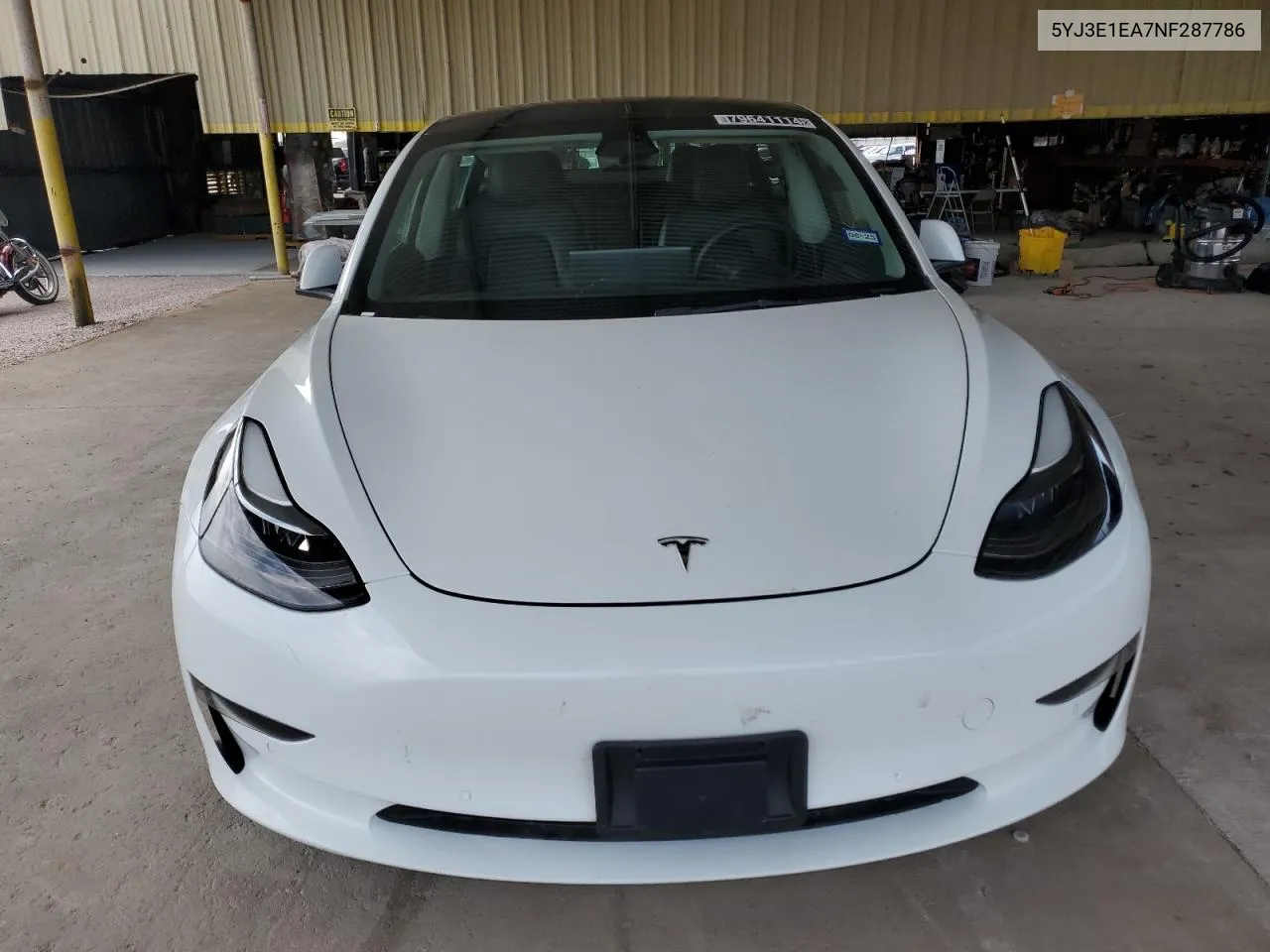 2022 Tesla Model 3 VIN: 5YJ3E1EA7NF287786 Lot: 79641114