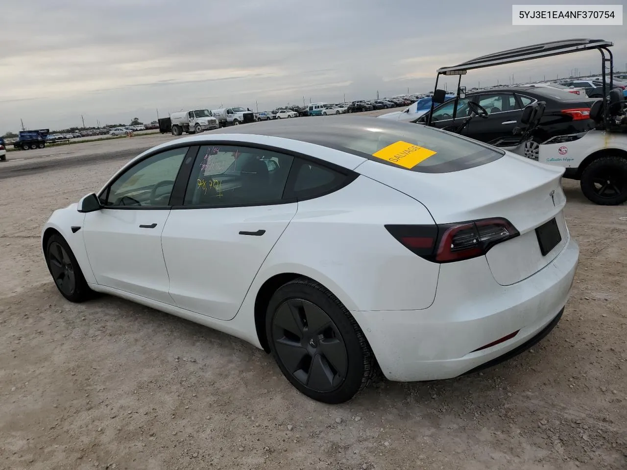 2022 Tesla Model 3 VIN: 5YJ3E1EA4NF370754 Lot: 79929574