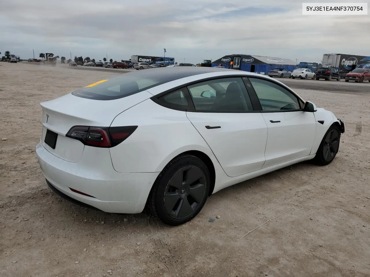 2022 Tesla Model 3 VIN: 5YJ3E1EA4NF370754 Lot: 79929574