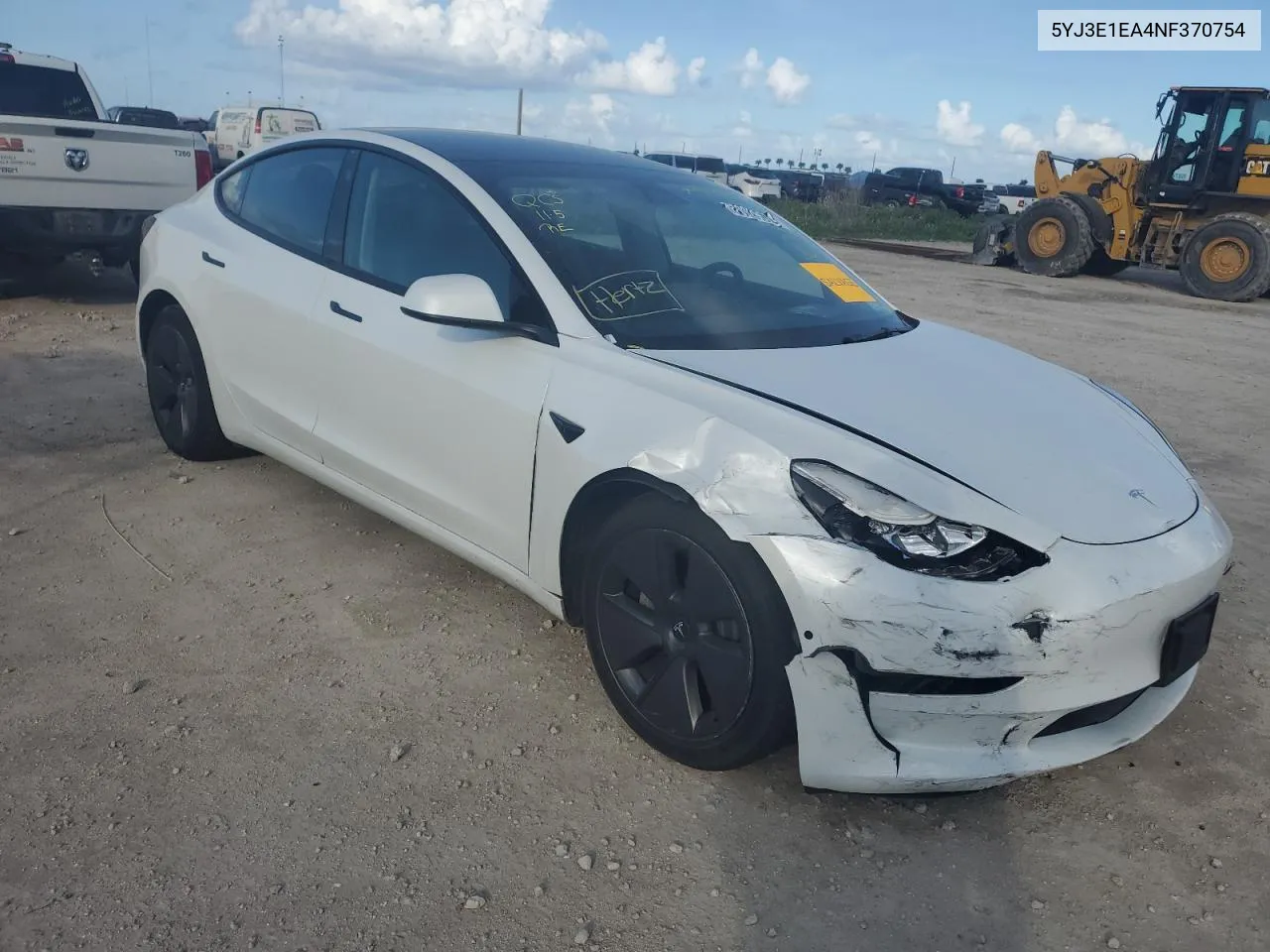 2022 Tesla Model 3 VIN: 5YJ3E1EA4NF370754 Lot: 79929574